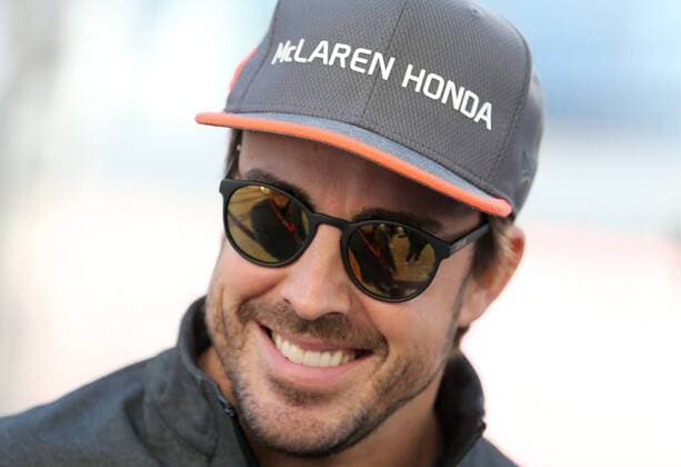 SOCHI, RUSSIA - APRIL 27, 2017: McLaren Formula One Team driver Fernando Alonso in a paddock area at the Sochi Autodrom racing circuit ahead of the 2017 Formula One Russian Grand Prix. Alexander Demianchuk TASS  TS049E46