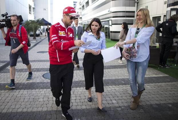 Formel 1, GP von Russland Motorsports: FIA Formula One World Championship WM Weltmeisterschaft 2017, Grand Prix of Russia, 5 Sebastian Vettel (GER, Scuderia Ferrari), Sotschi Russia xHOCHxZWEIx