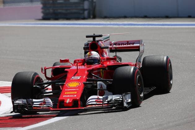 Russian Grand Prix, Sochi 27 - 30 April 2017 28.04.2017 - Free Practice 1, Sebastian Vettel (GER) Scuderia Ferrari SF70H 