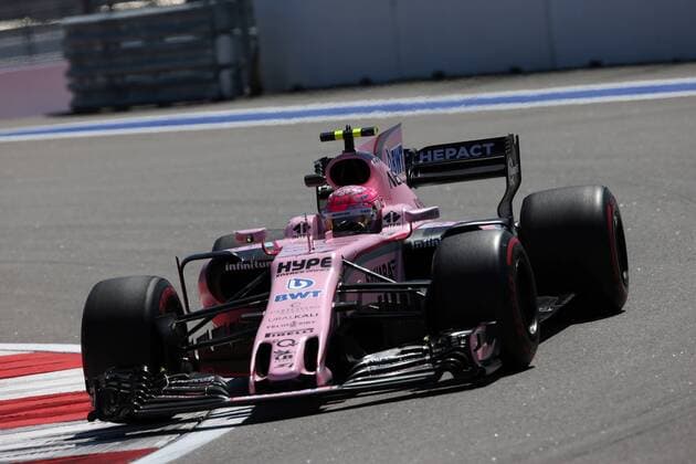 Russian Grand Prix, Sochi 27 - 30 April 2017 28.04.2017 - Free Practice 1, Esteban Ocon (FRA) Sahara Force India F1 VJM10 