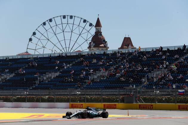 Russian Grand Prix, Sochi 27 - 30 April 2017 28.04.2017 - Free Practice 1, Lewis Hamilton (GBR) Mercedes AMG F1 W08 