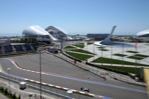 Motorsports: FIA Formula One World Championship WM Weltmeisterschaft 2017, Grand Prix of Russia, 77 Valtteri Bottas (FIN, Mercedes AMG Petronas), Sotschi Russia xHOCHxZWEIx
