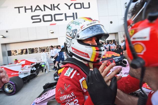 Sebastian Vettel, Grosser Preis von Russland 2017, 1. 3tes freies Training, Motorsport, Formel 1, 29.04.2017, Sotschi Copyright: xAndre Eibner-Pressefotox EP_JAE