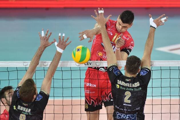 Marko Podrascanin Perugia. Roma 29-04-2017 PalaLottomatica DHL 2017 CEV Volleyball Champions League, Final Four - Men Sir Sicoma Colussi Perugia - Cucine Lube Civitanova Foto Antonietta Baldassarre Insidefoto AntoxBaldassarre