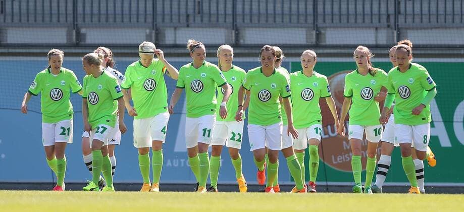 Torjubel Pernille Harder (VfL Wolfsburg)