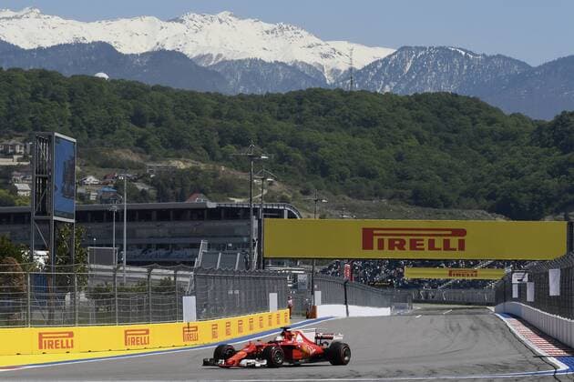 Motorsports: FIA Formula One World Championship WM Weltmeisterschaft 2017, Grand Prix of Russia, 5 Sebastian Vettel (GER, Scuderia Ferrari) Sotschi Russia xHOCHxZWEIx