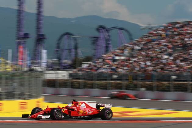 Motorsports: FIA Formula One World Championship WM Weltmeisterschaft 2017, Grand Prix of Russia, 5 Sebastian Vettel (GER, Scuderia Ferrari) Sotschi Russia xHOCHxZWEIx