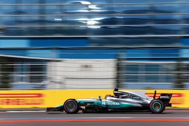 Motorsports: FIA Formula One World Championship WM Weltmeisterschaft 2017, Grand Prix of Russia, 44 Lewis Hamilton (GBR, Mercedes AMG Petronas F1 Team), Sotschi Russia xHOCHxZWEIx