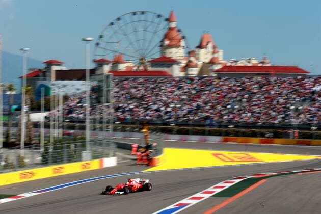Motorsports: FIA Formula One World Championship WM Weltmeisterschaft 2017, Grand Prix of Russia, 5 Sebastian Vettel (GER, Scuderia Ferrari) Sotschi Russia xHOCHxZWEIx