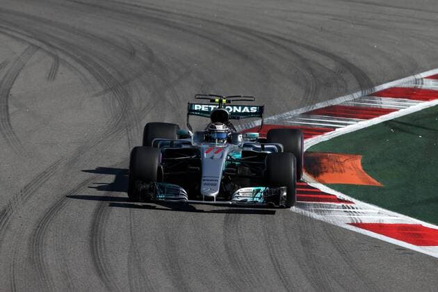 Motorsports: FIA Formula One World Championship WM Weltmeisterschaft 2017, Grand Prix of Russia, 77 Valtteri Bottas (FIN, Mercedes AMG Petronas), Sotschi Russia xHOCHxZWEIx