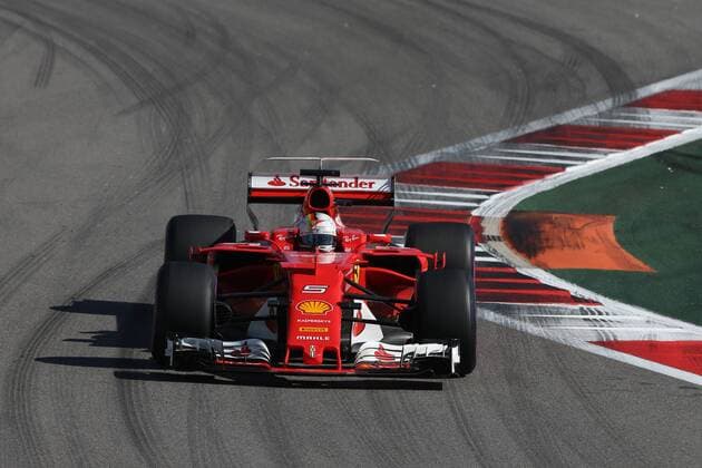 Motorsports: FIA Formula One World Championship WM Weltmeisterschaft 2017, Grand Prix of Russia, 5 Sebastian Vettel (GER, Scuderia Ferrari) Sotschi Russia xHOCHxZWEIx