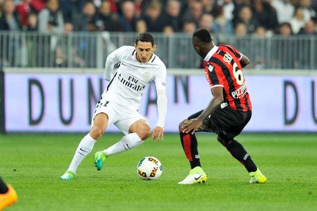11 ANGEL DI MARIA (psg) FOOTBALL : Nice vs Paris SG - Ligue 1 - 30 04 2017 FEP Panoramic 