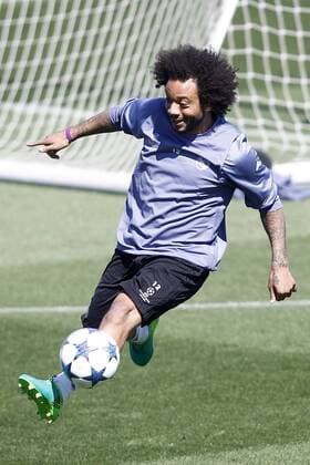 Real Madrid s Marcelo Vieira during training session. May 1,2017.  (2017050157)