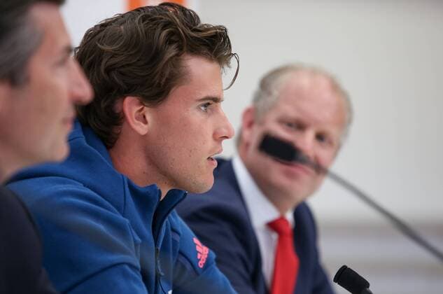 TENNIS - Dominic Thiem, press conference PK Pressekonferenz VIENNA,AUSTRIA,02.MAY.17 - TENNIS - Press conference with Dominic Thiem. Image shows Dominic Thiem (AUT). GEPAxpictures xMarioxKneisl