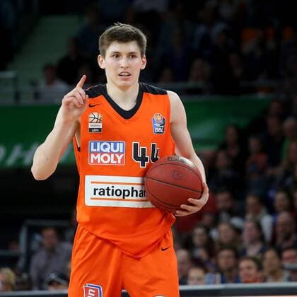 David Kraemer ( ratiopharm ulm ), ratiopharm ulm vs. Walter Tigers Tuebingen, esayCredit Basketball Bundesliga, Basketball, 01.05.2017, Neu Ulm Copyright: xLanger Eibner-Pressefotox EP_HLR