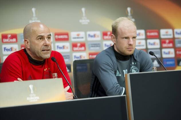 02-05-2017 VOETBAL: PERSCONFERENTIE AJAX: AMSTERDAM Coach Peter Bosz (Ajax) Foto: SCS Michel Utrecht xVIxxIVx 7708189