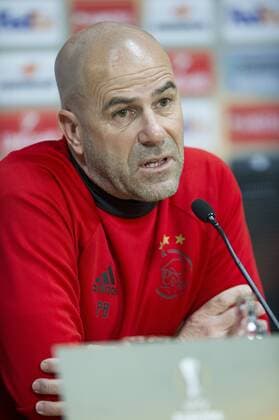 02-05-2017 VOETBAL: PERSCONFERENTIE AJAX: AMSTERDAM Coach Peter Bosz (Ajax) Foto: SCS Michel Utrecht xVIxxIVx 7708216