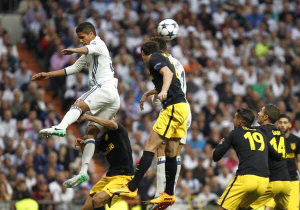 Soccer match between Real Madrid and Atletico de Madrid of first round of semifinals of the Champions League 2016 2017, held at the Santiago Bernabeu stadium, in Madrid, May 2, 2017. (Photo: J. Luis Cuesta 261 Cordon Press).  xJosexLuisxCuestax xx
