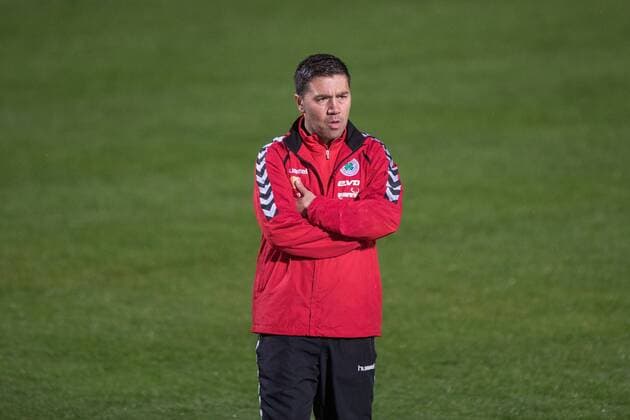 Fußball, Trainerhistorie, Rot-Weiß Oberhausen 02.05.2017 , OB Oberhausen , Fussball , Niederrheinpokal , Halbfinale , Stadion Niederrhein , Rot-Weiß Oberhausen - MSV Duisburg. Trainer Mike Terranova (Oberhausen)