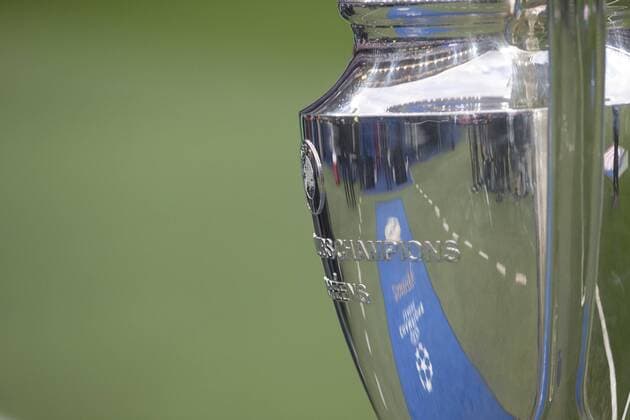 Trophy of the Campions League during the match of Champions League between Real Madrid and Atletico de Madrid at Santiago Bernabeu Stadium in Madrid, Spain. May 02, 2017.  (20170502024)