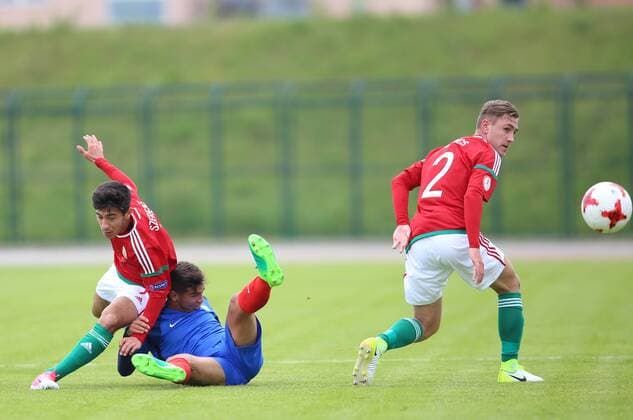 Football Championship U17 U 17 HUN-FRA - Zagreb, Croatia 03.05.2017., Velika Gorica, Croatia - European Football Championship U17, Group B, Hungary - France. Krisztian Kovacs.  IgorxSoban PIXSELL
