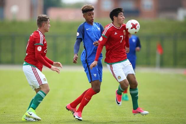 Football Championship U17 U 17 HUN-FRA - Zagreb, Croatia 03.05.2017., Velika Gorica, Croatia - European Football Championship U17, Group B, Hungary - France. Krisztofer Szereto.  IgorxSoban PIXSELL