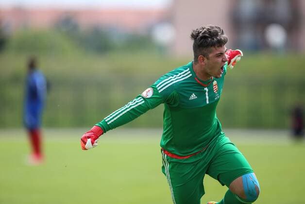 Football Championship U17 U 17 HUN-FRA - Zagreb, Croatia 03.05.2017., Velika Gorica, Croatia - European Football Championship U17, Group B, Hungary - France. Balasz Asvany.  IgorxSoban PIXSELL