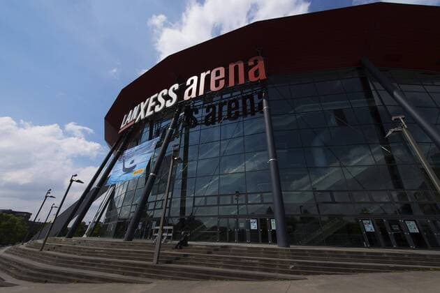 170503 Lanxess Arena inför ishockey-VM den 3 maj 2017 i Köln.  Copyright: JOELxMARKLUND BB170503JM091