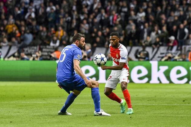 Thomas Lemar (AS Monaco) FOOTBALL : AS Monaco vs Juventus de Turin - Ligue des champions - 1 2 finale - 03 05 2017 NorbertScanella Panoramic 