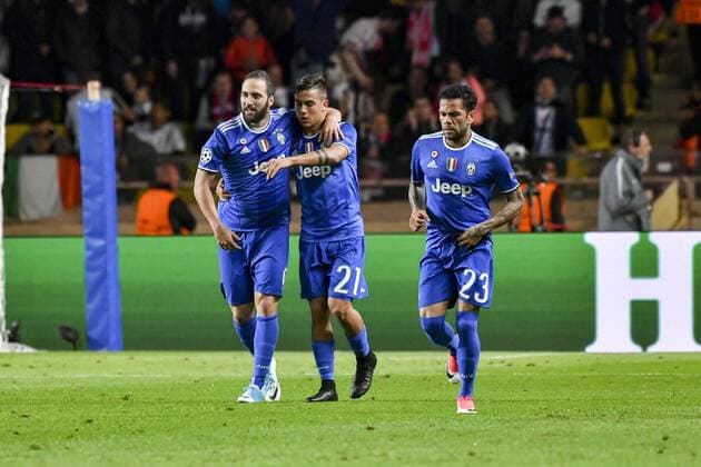 GONZALO GERARDO HIGUAIN (Juventus de Turin) - Dibala (juventus) FOOTBALL : AS Monaco vs Juventus de Turin - Ligue des champions - 1 2 finale - 03 05 2017 NorbertScanella Panoramic 
