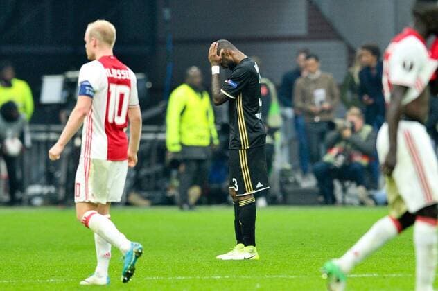 03 Nicolas NKOULOU (ol) - DECEPTION FOOTBALL : Ajax Amsterdam vs Lyon - Europa League - 1 2 Finale - 03 05 2017 FEP Panoramic 