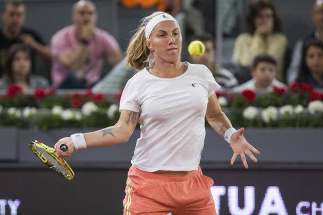 Svetlana Kuznetsova during the match of the Charity day previus at Madrid Open Tenis 2017in Madrid, Spain. May 04, 2017.  (20170504012)