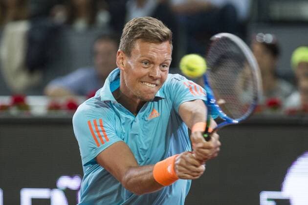 Tomas Berdych during the match of the Charity day previus at Madrid Open Tenis 2017in Madrid, Spain. May 04, 2017.  (20170504039)