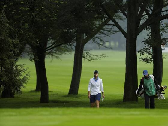 Spanish golfer Carlota Ciganda competes during the second round of the LPGA Golf Damen Lorena Ochoa Match Play Tournament at Mexico s Golf Club in Mexico City, Mexico, 05 May 2017. LORENA OCHOA MATCH PLAY TOURNAMENT IN MEXICO !ACHTUNG: NUR REDAKTIONELLE NUTZUNG!  Copyright: xJoséxMéndezx MEX001 20170505-636296097968813115