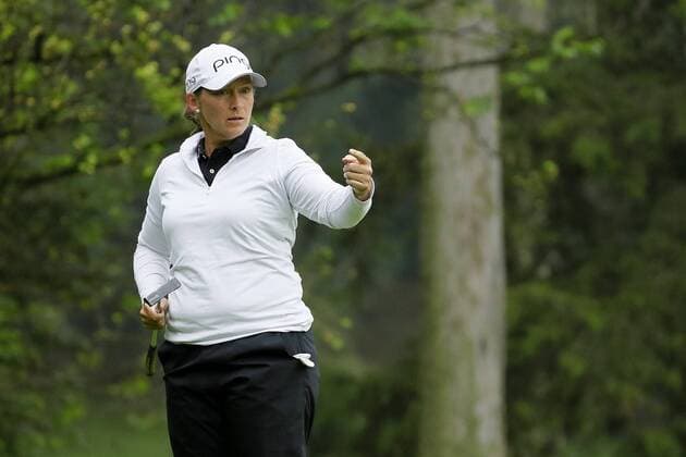 US golfer Angela Stanford competes during the second round of the LPGA Golf Damen Lorena Ochoa Match Play Tournament at Mexico s Golf Club in Mexico City, Mexico, 05 May 2017. LORENA OCHOA MATCH PLAY TOURNAMENT IN MEXICO !ACHTUNG: NUR REDAKTIONELLE NUTZUNG!  Copyright: xJoséxMéndezx MEX010 20170505-636296100794248891