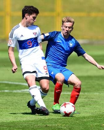 Bilder des Tages - SPORT UEFA U-17 FRA FAROE - Zapresic, Croatia 06.05.2017. , Zapresic, Croatia - UEFA European U 17 Championship, group B, France - Faroe Islands. Mathis Picouleau.  MarkoxPrpic PIXSELL