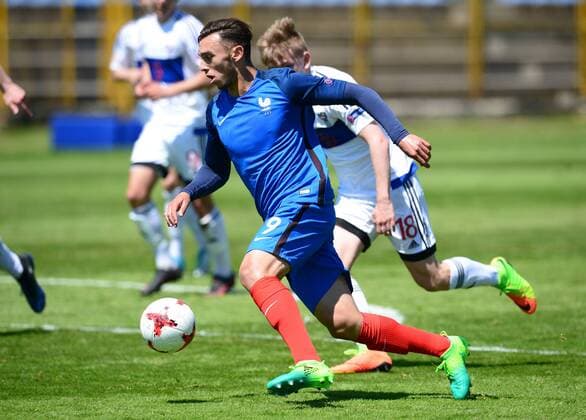 UEFA U-17 FRA FAROE - Zapresic, Croatia 06.05.2017. , Zapresic, Croatia - UEFA European U 17 Championship, group B, France - Faroe Islands. Amine Gouiri .  MarkoxPrpic PIXSELL