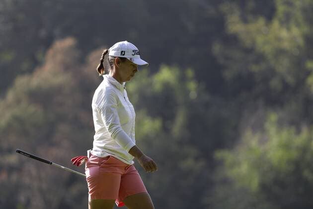 French golfer Karine Icher competes in the third round of LPGA Golf Damen Lorena Ochoa Match Play golf tournament at Mexico Golf Club in Mexico City, Mexico, 06 May 2017. LORENA OCHOA MATCH PLAY !ACHTUNG: NUR REDAKTIONELLE NUTZUNG!  Copyright: xJosexMendezx 20170506-636296943911037705