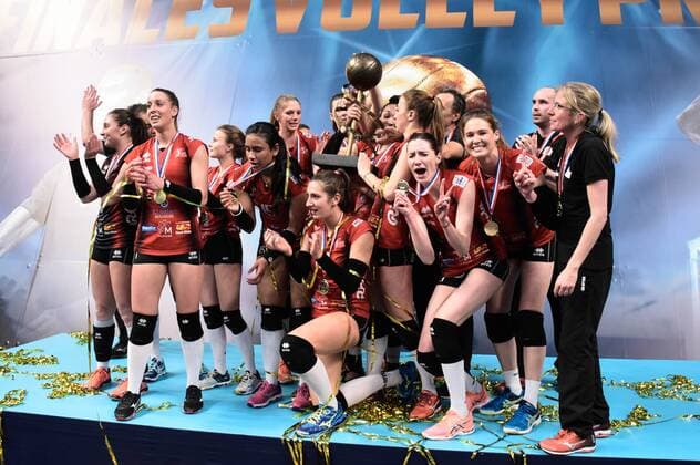 Mulhouse VOLLEYBALL : Mulhouse vs Le Cannet - Finale Ligue A - Paris - 06 05 2017 FedericoPestellini Panoramic 