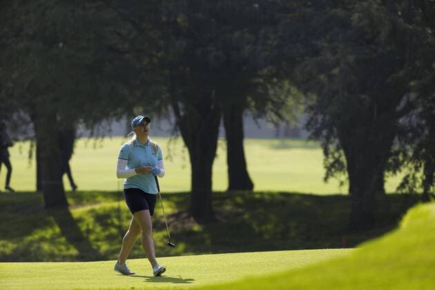 Briitish Charley Hull in action during the third day of the LPGA Golf Damen s Lorena Ochoa Match Play Tournament at the Golf Mexico Club, in Mexico City, Mexico, 06 May 2017. Lorena Ochoa Match Play Tournament !ACHTUNG: NUR REDAKTIONELLE NUTZUNG!  Copyright: xJoséxMéndezx MEX96 20170506-636297017448637086