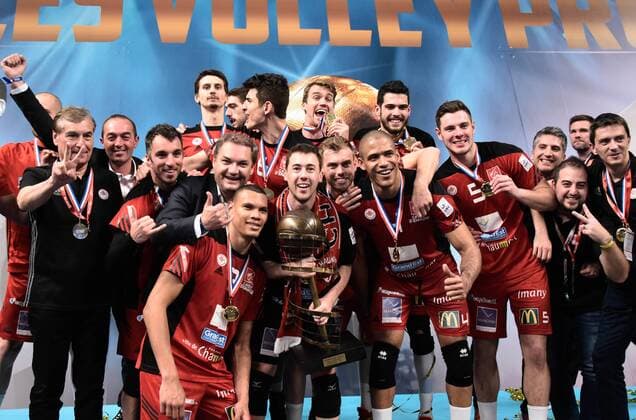 Chaumont VOLLEYBALL : Chaumont vs Toulouse - Finale Ligue A - Paris - 06 05 2017 FedericoPestellini Panoramic 