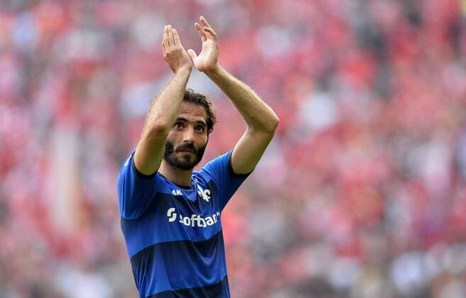 06.05.2017, xfux, Fussball 1.Bundesliga, FC Bayern Muenchen - SV Darmstadt 98, emspor, emonline, v.l. Hamit Altintop (SV Darmstadt 98) enttaeuscht, enttaeuscht schauend, dissapointed Muenchen