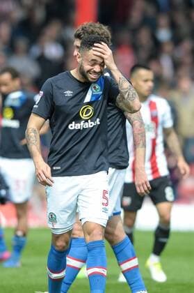 Derrick Williams of Blackburn Rovers is in tears after his team got relegated during the EFL Sky Bet Championship match between Brentford and Blackburn Rovers at Griffin Park, London, England on 7 May 2017. Copyright: xSalvioxCalabresex 15310061