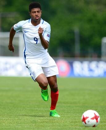 UEFA European U-17 Championship, group D, England vs. Ukraine 07.05.2017., Sesvete, Zagreb, Croatia - UEFA European U-17 Championship 2017., group D, England vs. Ukraine. Rhian Brewster.  MarkoxPrpic PIXSELL