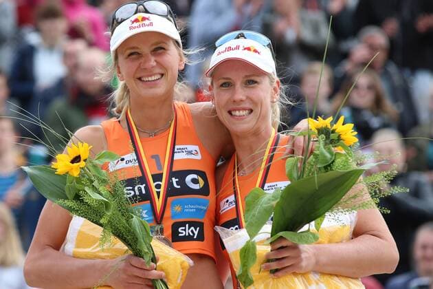 smart super cup Münster; Smart Beach Tour 2017; Borger, Kozuch +++ copyright: Joern Pollex HOCH ZWEI +++ Münster Germany xJoernxPollex HOCHxZWEIx