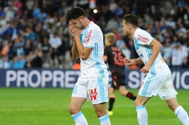 Sanson (OM) - Deception FOOTBALL : Marseille vs Nice - Ligue1 - 07 05 2017 FranckPennant Panoramic 