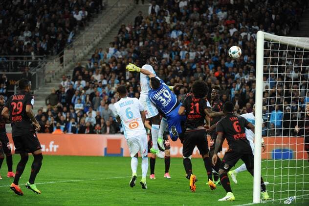 Gomis (OM) - But FOOTBALL : Marseille vs Nice - Ligue1 - 07 05 2017 FranckPennant Panoramic 