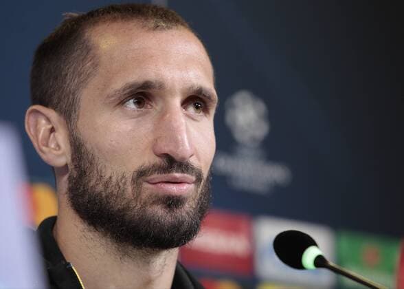 May 8, 2017 - Turin, Italy - Giorgio Chiellini during the press conference PK Pressekonferenz before Champions League semi-finals match between Juventus v Monaco, in Turin, on May 8, 2017. Juventus Press Conference  - ZUMAn230 20170508_zaa_n230_063 Copyright: xLorisxRosellix