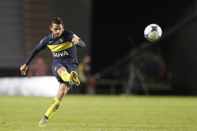 Fernando Gago de Boca Juniors. Estudiantes LP vs Boca Juniors. Futbol Argentino - Primera Division 2017 - Fecha 23. 6 de mayo de 2017. Estadio: Ciudad de La Plata (La Plata, Argentina). Foto: Javier Garcia Martino Photogamma.