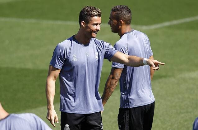 Real Madrid s Cristiano Ronaldo during training session. May 9,2017.  (2017050904)